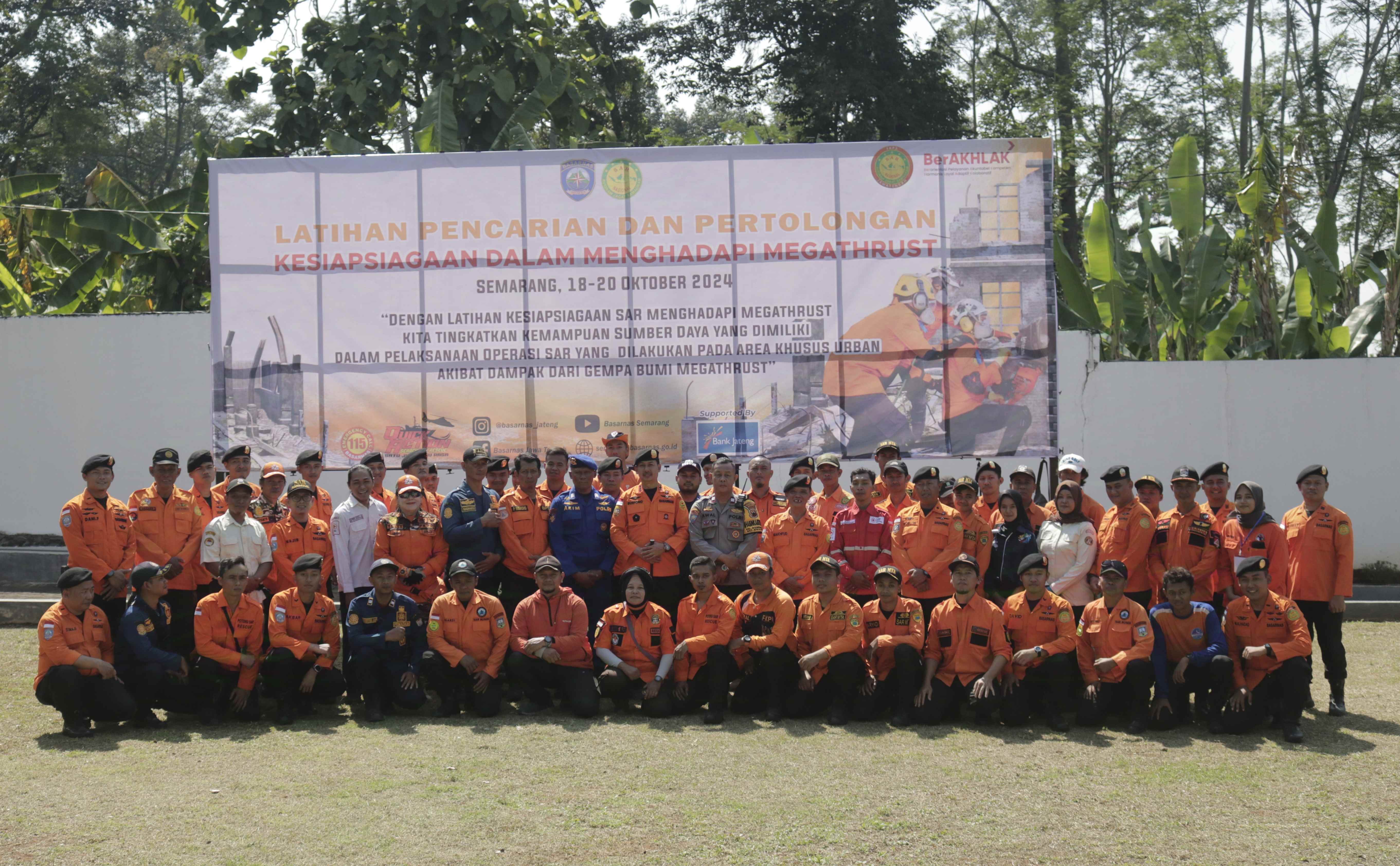 Menghadapi Megathrust, Kansar Semarang Latihan SAR Urban bersama FKP3 Semarang Raya